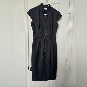Calvin Klein Dark Denim Midi Dress